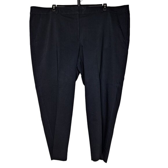 Lane Bryant Lena Curvy Fit Ankle Dress Pants Black Size 26 - Picture 2 of 5